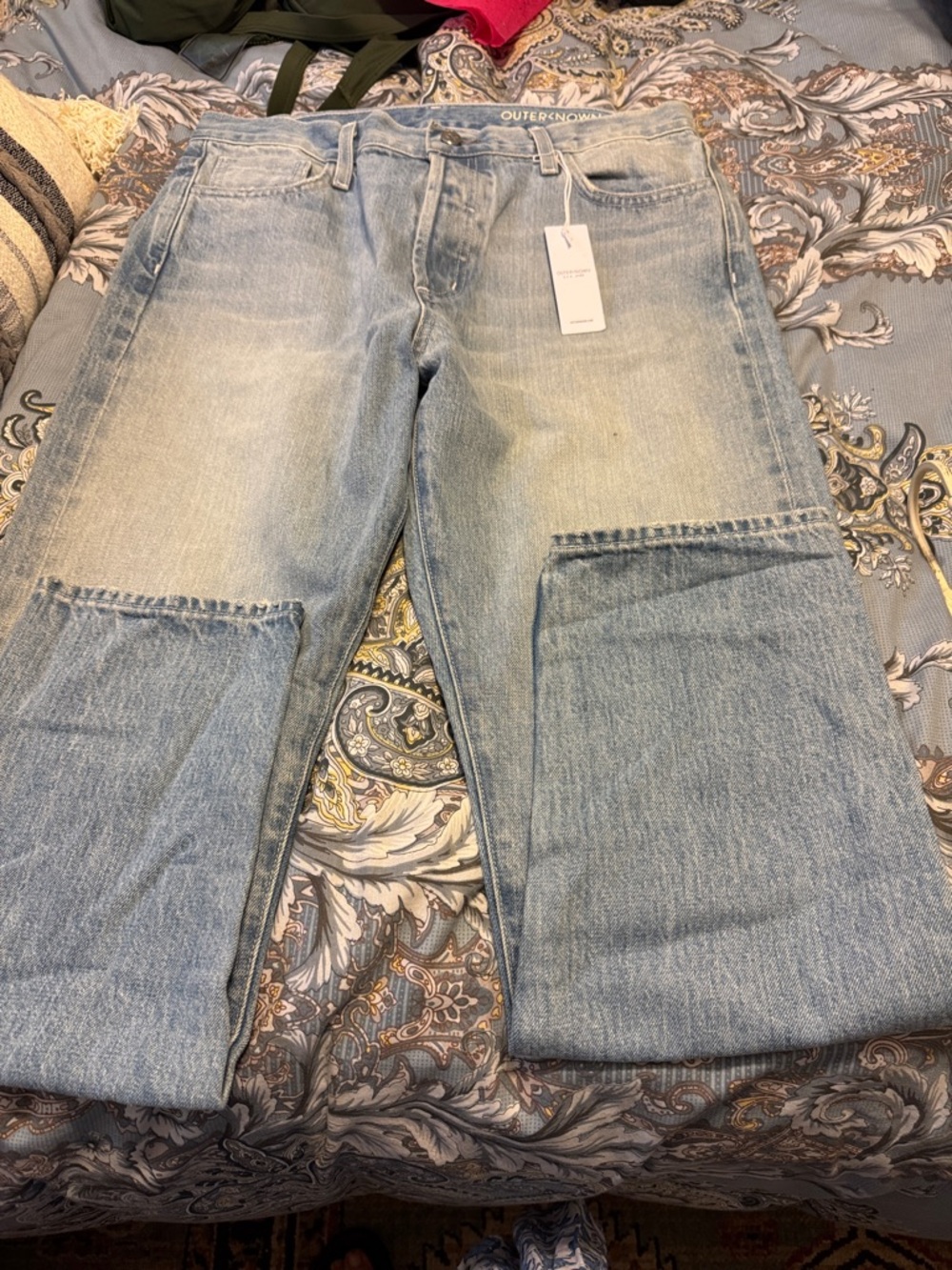 Outerknown Two-Tone Light Blue Jeans